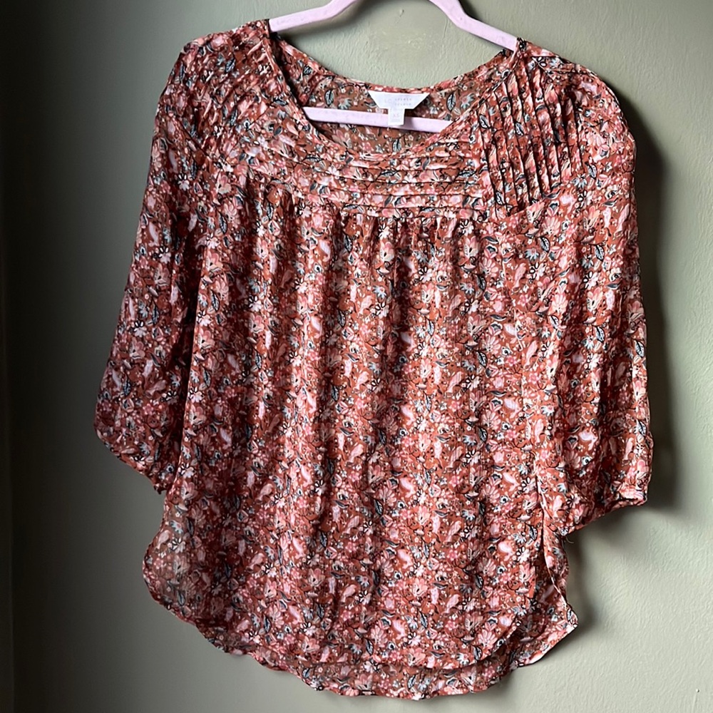 LC Lauren Conrad Sheer Blouse